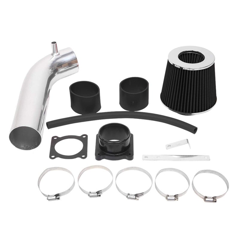 MOOSUN 3 inch Intake Pipe Cold Air Intake with Filter Fit for 2003 2004 2005 2006 Infiniti FX35 G35 & Fit Nissan 350Z 3.5L V6 (Black) - Image 3